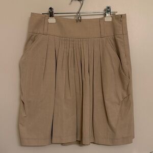 Vintage Brunello Cucinelli tan skirt